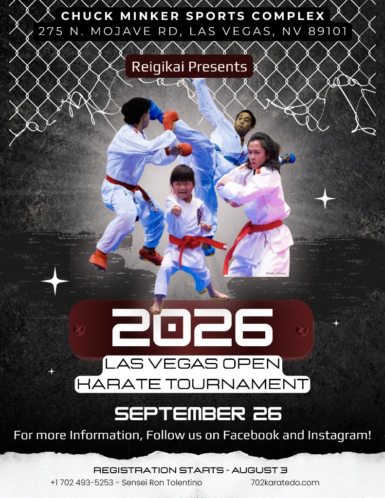 2026 Las Vegas Open Karate Tournament poster