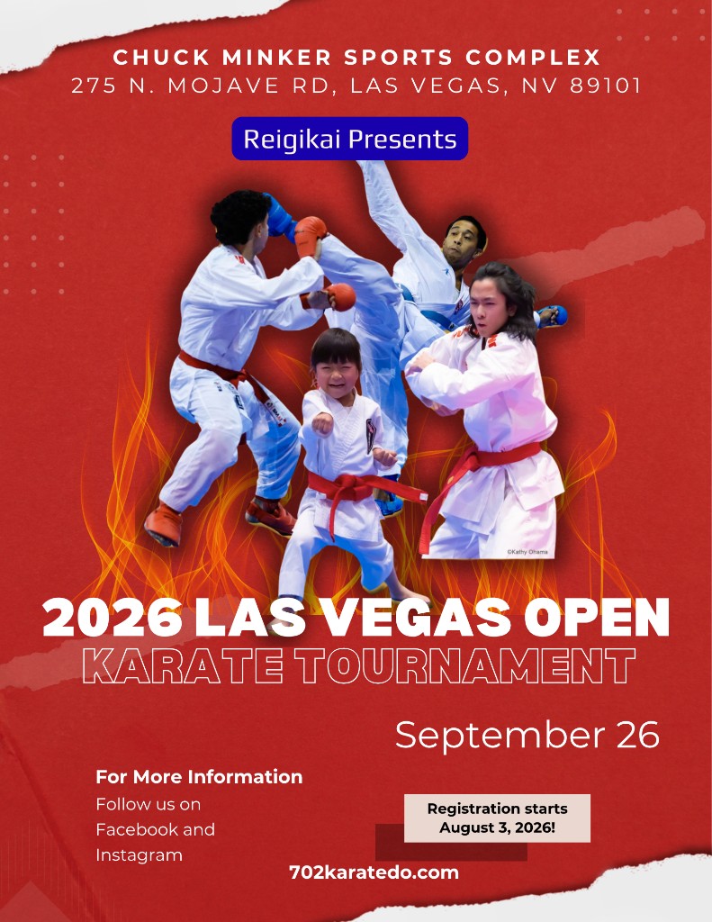 2026 Las Vegas Open Karate Tournament alternate poster
